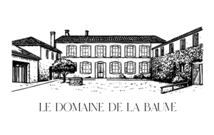 Baume noir avec texte